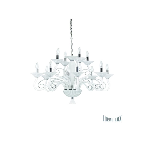 závěsné svítidlo Ideal lux Maximilian SP12 12x40W E14  - krásná elegance