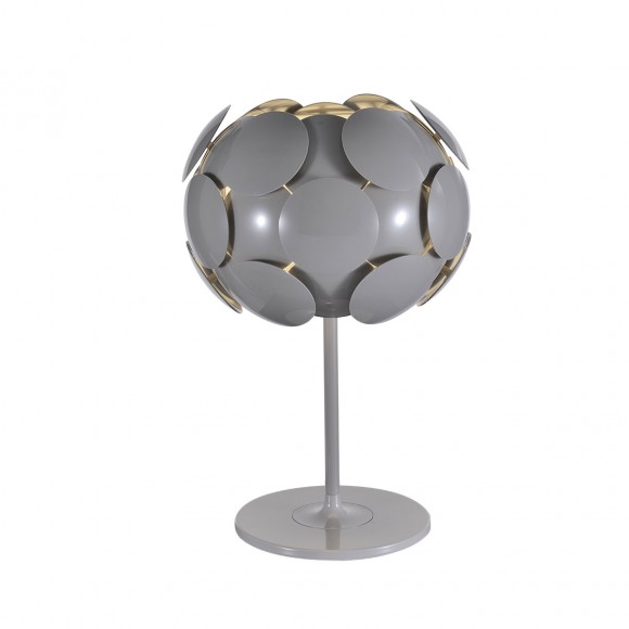 Italux T0317-01S-U1GM stolní lampička Santina 1x60W | E27 | IP20 - barva šedá