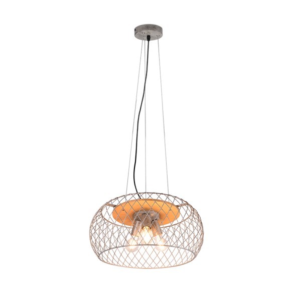 Trio 311100367 závěsné stropní svítidlo Tamil 3x40W | E27 - nastavitelná výška, nikl