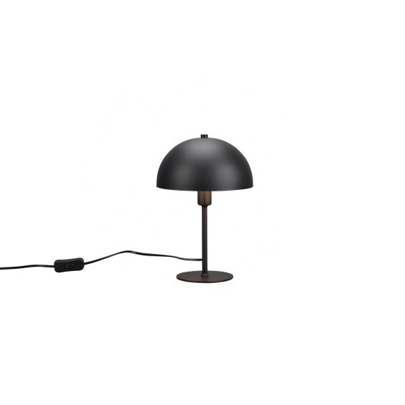 Trio 506200132 stolní lampa Nola 1x28W | E27 | IP20 - kabelový spínač, matná černá