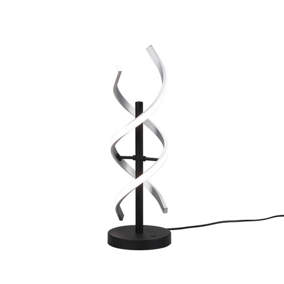 Trio 541810205 LED stolní svítidlo Sequence 1x20,5W | 2600lm | 2300K+3000K+4000K - stmívatelné, paměťová funkce, černá, hliník