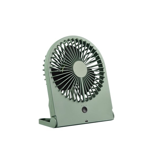 Trio R044-49 stolní ventilátor Breezy - IP20, 3 režimy rychlosti, napájeno akumulátorem, nabíjení prostřednictvím USB-C, pistáciově zelená