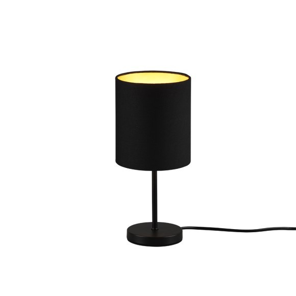Trio R50491080 stolní svítidlo Jerry 1x40W | E14 - kabelový spínač, zlatá, černá