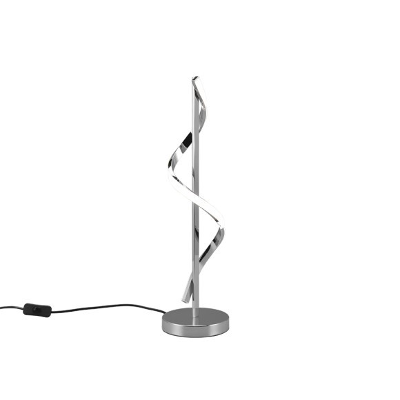Trio R52201106 LED stolní lampa Isabel 1x8,5W | 950lm | 4000K | IP20 - kabelový spínač, chrom