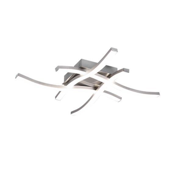 Trio R62474407 LED přisazené stropní svítidlo Route 4x5W | 2400lm | 4000K - matný nikl