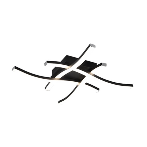 Trio R62474432 LED přisazené stropní svítidlo Route 4x5W | 2400lm | 4000K - černá