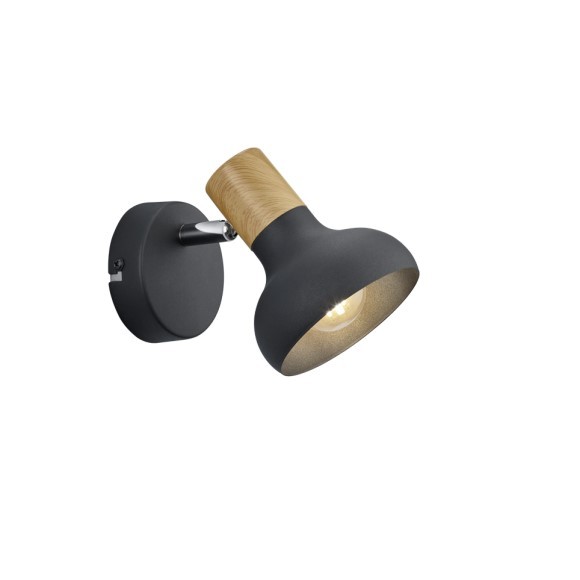 Trio R81521032 přisazené bodové stropní svítidlo Latika 1x10W | E14 | IP20 - matná černá