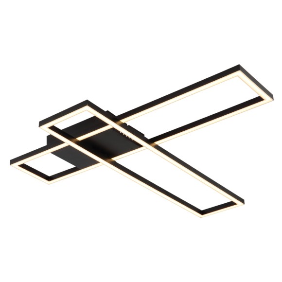 Globo 67363-30 LED přisazené stropní svítidlo TATJANA  | 30W integrovaný LED zdroj | 1700lm | 3000K | černá