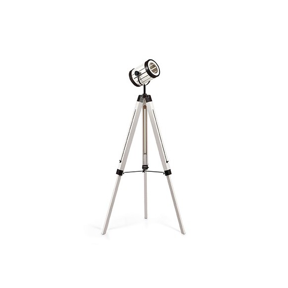 stojací lampa Ideal Lux Torchio PT1 1x60W E27 - přírodní dřevo