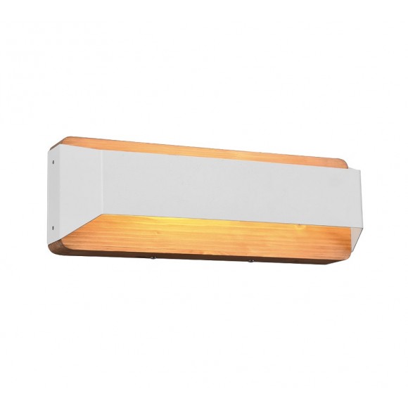 Trio 224819131 LED nástěnné svítidlo Arino 1x13,5W | 1500lm | 3000K - 3 fázové stmívání, dřevo, bílá