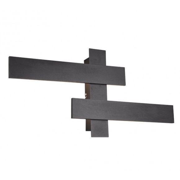 Trio 275510232 LED nástěnné či stropní svítidlo Belfast 2x 10,5W | 2100lm | 3000K | IP20 - 3 fázové stmívání, nepřímé osvětlení, černá