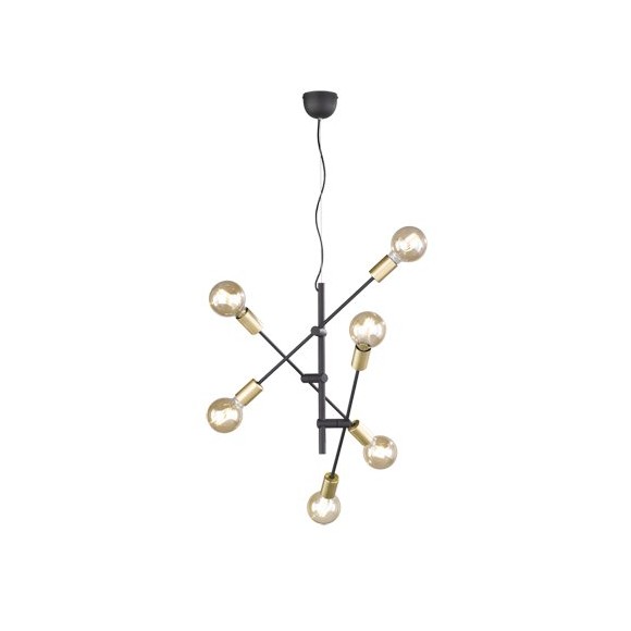 TRIO 306700632 Cross závěsné svítidlo E27 6x28W