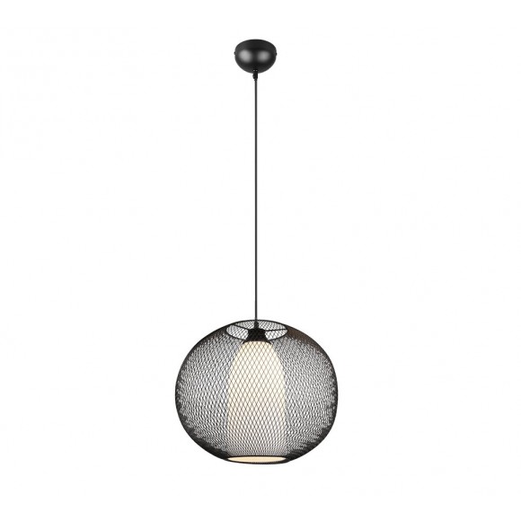 Trio 313900132 závěsné stropní svítidlo Filo 1x60W | E27 - nastavitelná výška, černá