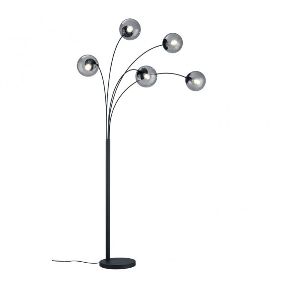 Trio 408500542 stojací svítidlo Balini 5x28W | E14 | IP20 - nožní vypínač, antracit