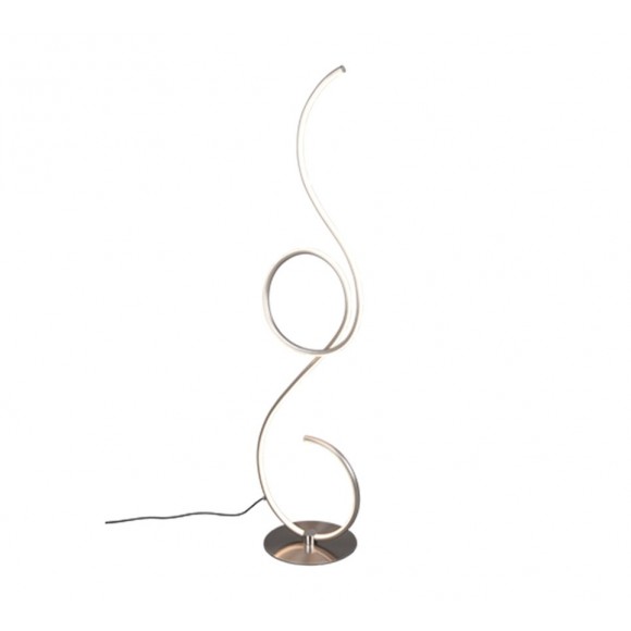 Trio 423410107 LED stojací svítidlo Jive 1x23W | 2700lm | 2700+4000+6000K - nožní vypínač, stmívatelné, matný nikl