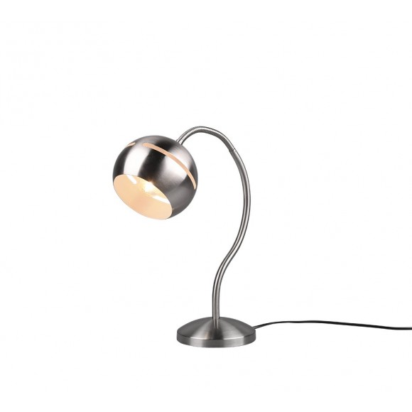 Trio 593300107 stolní svítidlo Fletcher 1x20W | E14 - ohebné rameno, funkce 4level touch, nikl