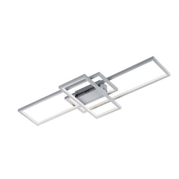 Trio 652610307 LED přisazené stropní svítidlo Thiago 1x36W | 3000lm | 3000-6000K | IP20 | RGBW - stmívatelné, nastavení teploty osvětlení, paměťová funkce, dálkové ovládání, technologie WiZ, nikl