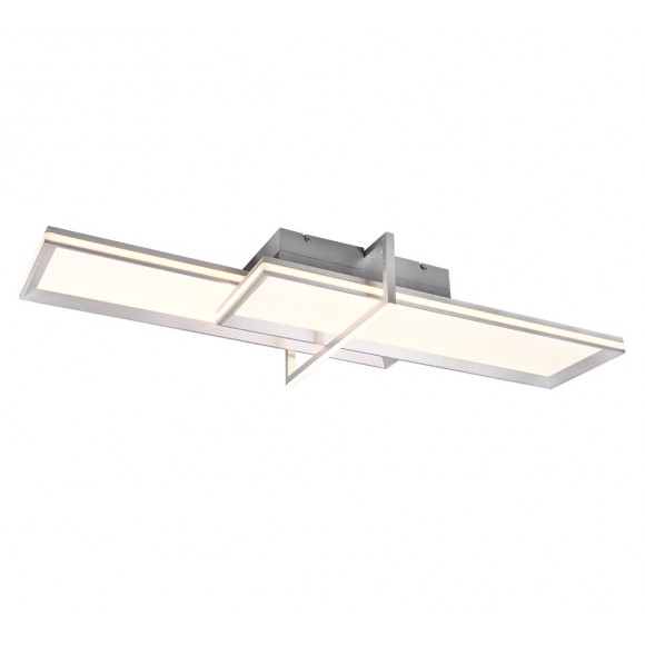 Trio 672110505 LED přisazené stropní svítidlo Charleston 1x21W+12W | 2600lm+1600lm | 3000K - hliník