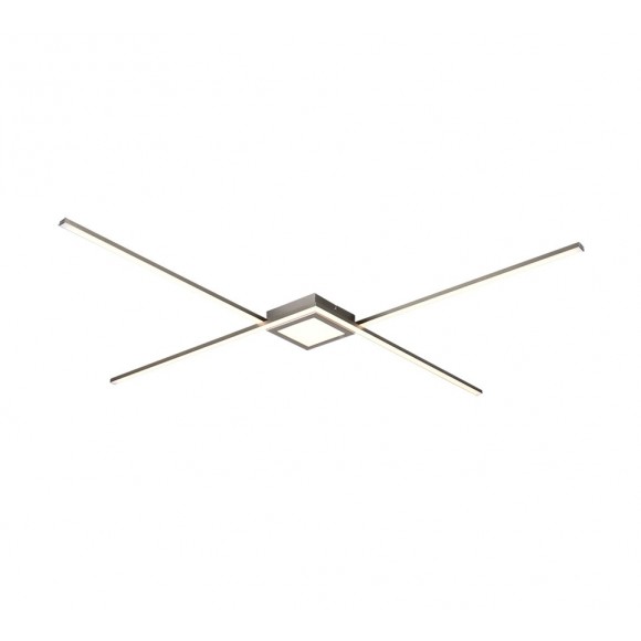 Trio 674410307 LED stropnice Oxford 1x27W | 3000lm | 3000K | IP20 - 3 fázové stmívání, nikl
