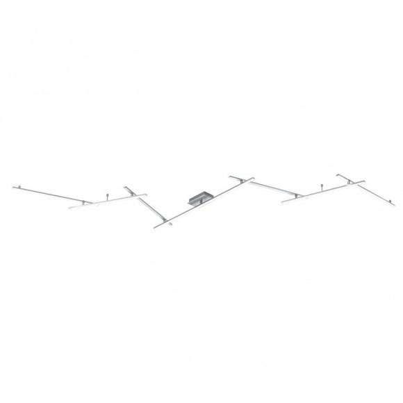 Trio 674610707 LED přisazený lustr Indira 1x20W + 1x8W | 3000lm | 3000K | IP20 - 3 fázové stmívání, horní/dolní osvětlení, nikl