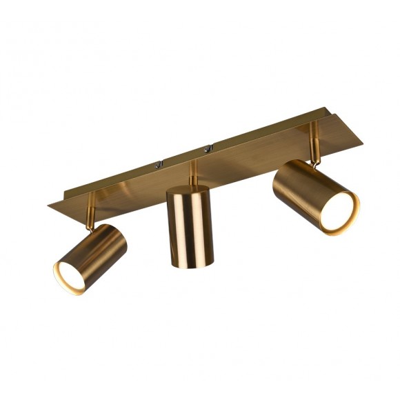 Trio 802400304 přisazené stropní bodové svítidlo Marley 3x35W | GU10 - mosaz