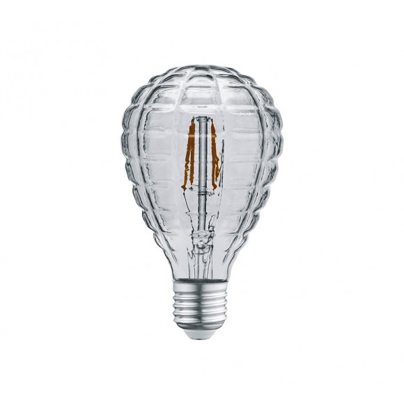 Trio 903-454 LED designová filamentová žárovka Tropfen 1x4W | E27 | 140lm | 3000K - kouřové sklo