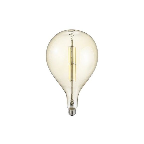 Trio 906-879 LED designová filamentová žárovka Tropfen 1x8W | E27 | 560lm | 2700K - stmívatelná, jantar