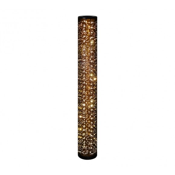 Trio R42801002 LED stojací svítidlo Taco 1x8W | 800lm | 3000K - nožní vypínač, hvězdný efekt, černá