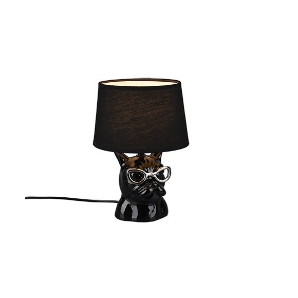 TRIO R50231002 Dosy stolová lampička E14 1x40W černá