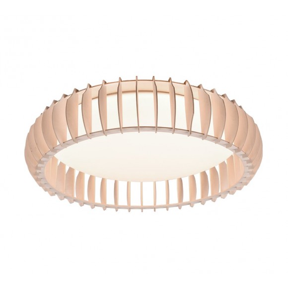 Trio R62171930 přisazené stropní svítidlo Monte 1x38W | 4400lm | 3000K-6500K - stmívatelné, dálkové ovládání, bílá