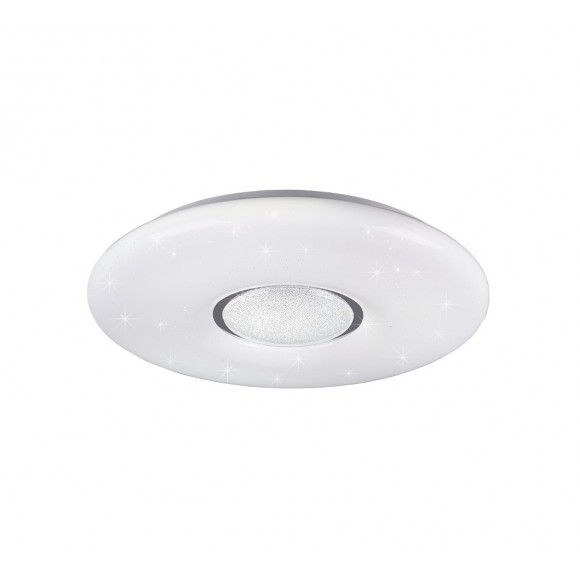 Trio R65051000 LED stropní svítidlo Lia 1x20W | 2400lm | 3000-6000K | IP20 | RGBW - stmívatelné, nastavení teploty osvětlení, paměťová funkce, funkce nočního osvětlení, efekt hvězdné oblohy, technologie WiZ, bílá