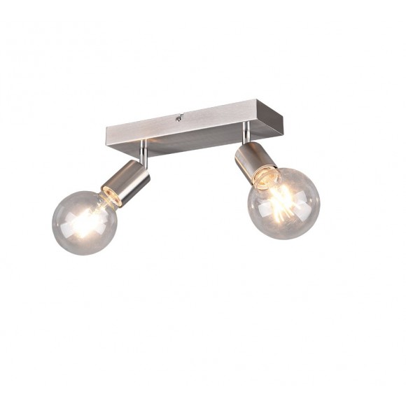 Trio R80182007 přisazené stropní bodové svítidlo Vannes 2x40W | E27 - matný nikl