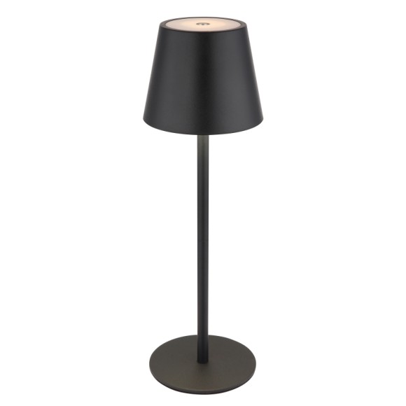 Globo 58488B LED stolní lampička VANNIE | 3W integrovaný LED zdroj | 200lm | 3000/4000/5500K | s vypínačem | černá