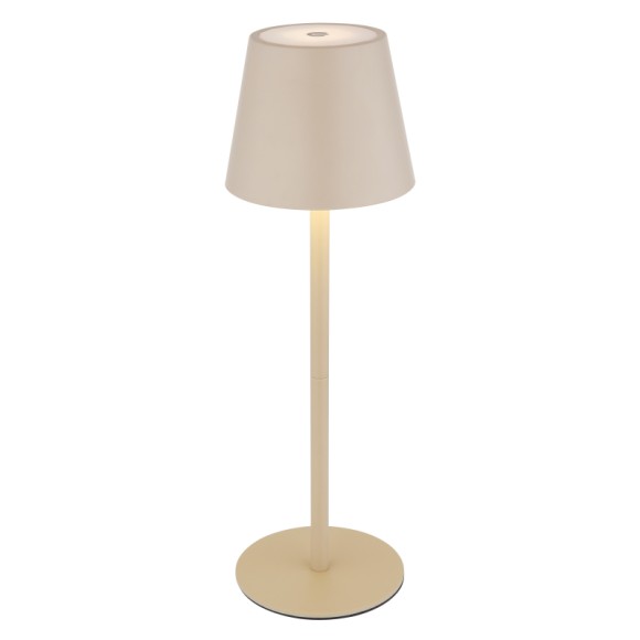 Globo 58488S LED stolní lampička VANNIE | 3W integrovaný LED zdroj | 200lm | 3000/4000/5500K | s vypínačem | béžová