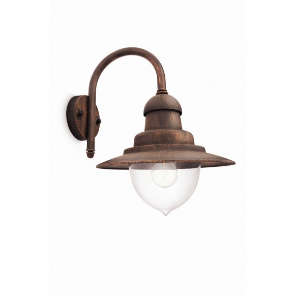 venkovní nástěnné svítidlo lampa Philips RAINDROP 1x60W E27  - antik bronz