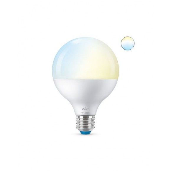 WiZ Tunable white 8718699786335 inteligentní LED žárovka E27 | 1x11W | 1055lm | 2700-6500K - tvar globe