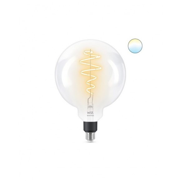 WiZ Tunable white 8718699786731 inteligentní LED filamentová žárovka E27 | 1x6,5W | 470lm | 2700-6500K - tvar globe