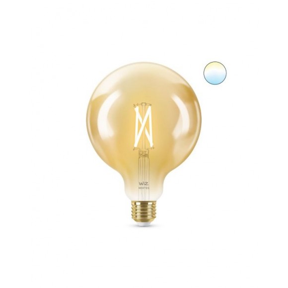 WiZ Tunable white 8718699786816 inteligentní LED designová žárovka E27 | 1x6,7W | 640lm | 2000-5000K - tvar globe