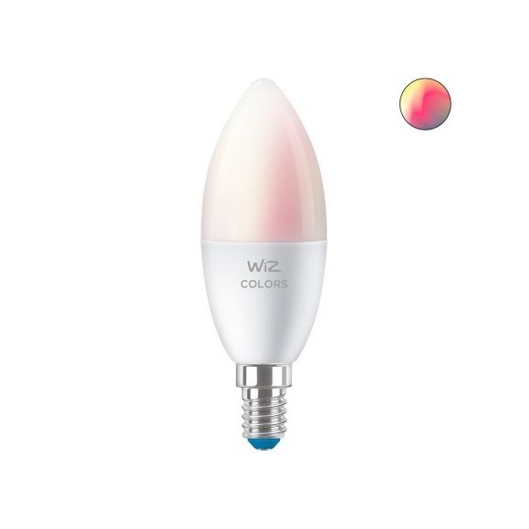 WiZ Colors 8718699787097 inteligentní LED žárovka E14 | 1x4,9W | 470lm | 2200-6500K | RGB