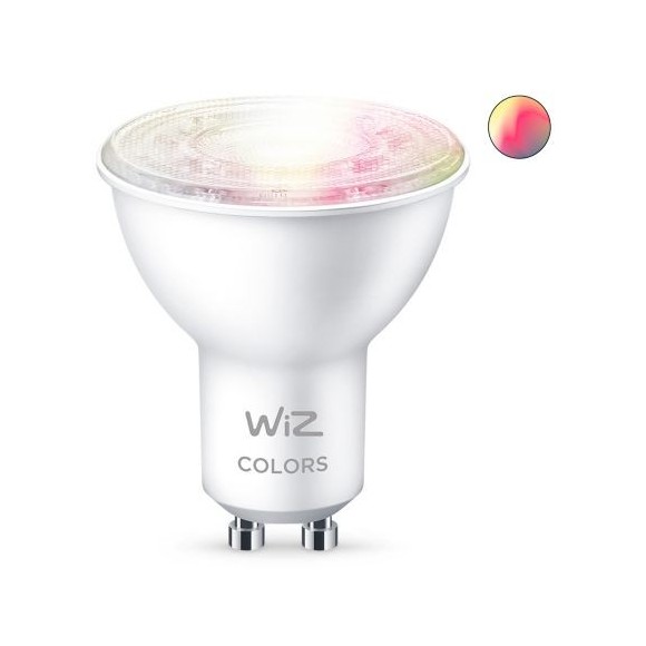 WiZ Colors 8718699787134 inteligentní LED žárovka GU10 | 1x4,9W | 345lm | 2200-6500K | RGB
