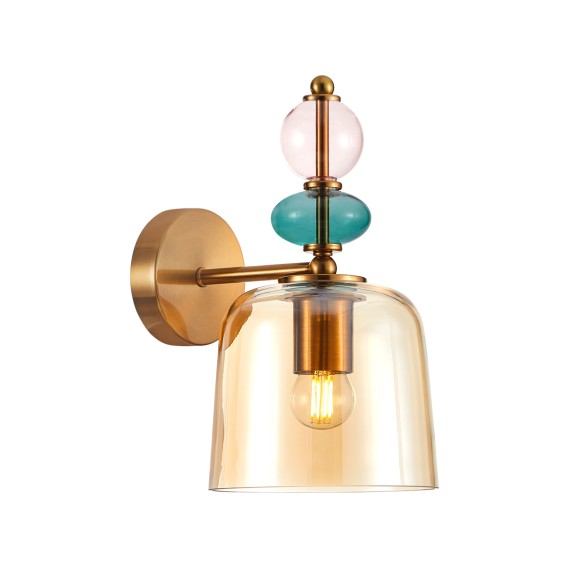 Italux WL-27092A-MC-BRO nástěnné svítidlo Namos E27