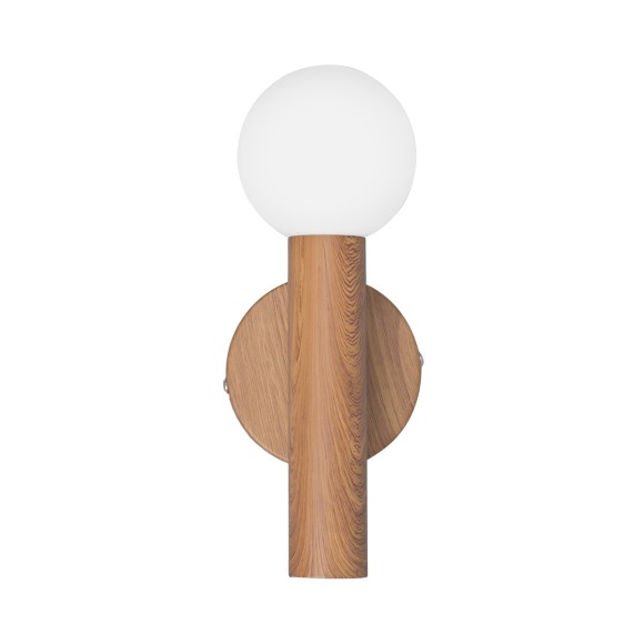 Italux WL-33574-1-WD nástěnné svítidlo Filano | 5W G9 | hnědá | opálová