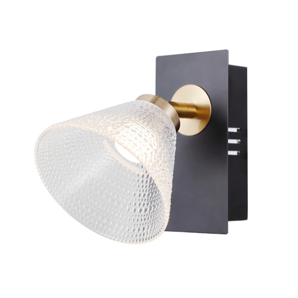 Italux WL-34393-1-BK-HBR LED nástěnné svítidlo Orella | 4W LED | 197lm | 3000K