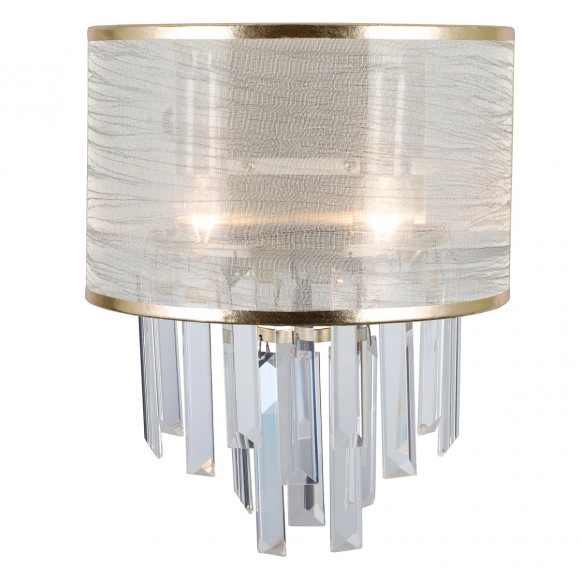 Italux WL-45660-2 nástěnná lampa Torreia 2x40W | E14 | IP20 - barva mosaz