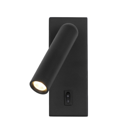 Italux WL-46376-1-BK LED bodové nástěnné svítidlo Nova | 3W LED | 153lm | 3000K