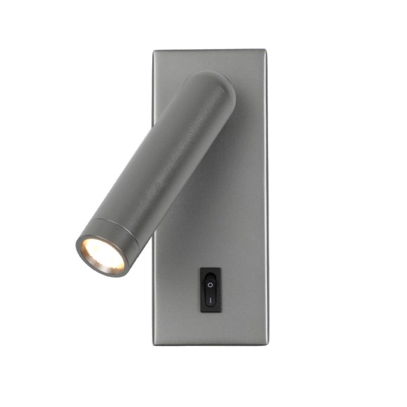 Italux WL-46376-1-GR LED bodové nástěnné svítidlo Nova | 3W LED | 153lm | 3000K