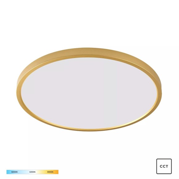 Zuma Line WM-BP1108-L-G LED přisazené stropní svítidlo CAMI | 48W integrovaný LED zdroj | 3000/4000/6000K