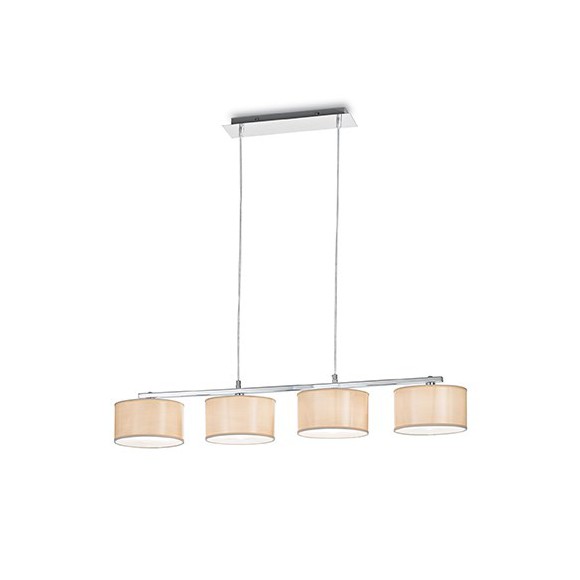 závěsný lustr Ideal Lux Woody SB4 4x40W G9  - moderní komplexní osvětlení / bílá barva