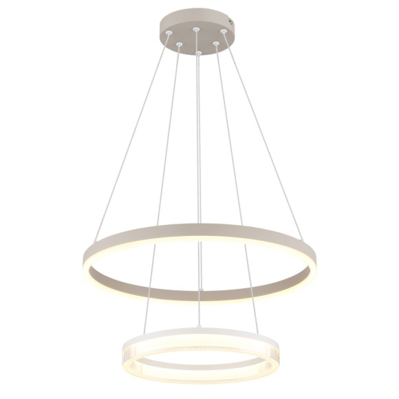 Globo 48046H1 LED závěsné stropní svítidlo ZARA  | 30W integrovaný LED zdroj | 1900lm | 3000K | béžová