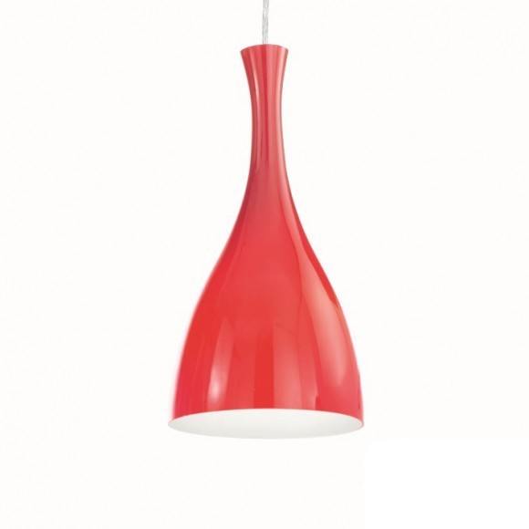 Ideal Lux 013251 závěsné stropní svítidlo Olimpia Rosso 1x60W|E27 - červené